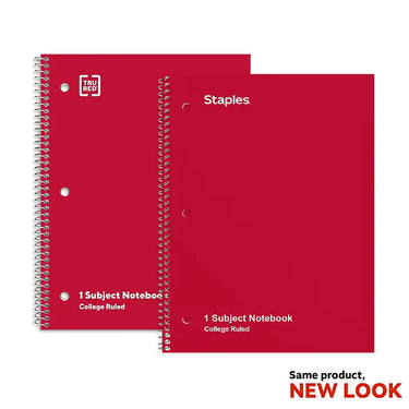 Staples 1-Subject Notebooks, 8